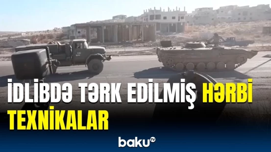 Suriyada müxalifət qüvvələrinin hücumundan sonra İdlibdən görüntülər