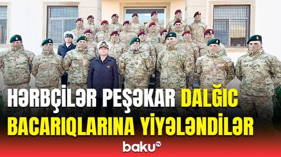 "Təməl dalğıc kursu"nun növbəti buraxılış mərasimi keçirildi