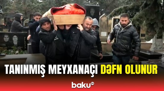 Meyxanaçı Xəyyam Əhmədlinin dəfn mərasimindən görüntülər