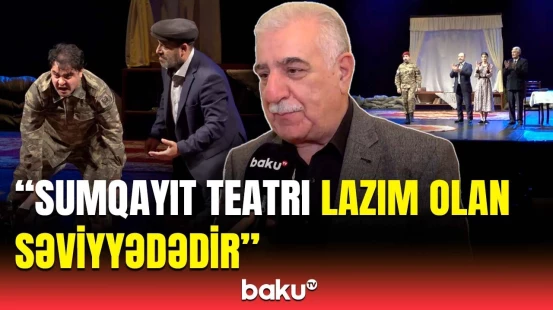 Sumqayıt teatrının “Pələng“ və “Xeyir xəbər” tamaşaları “AzDrama”da nümayiş olundu