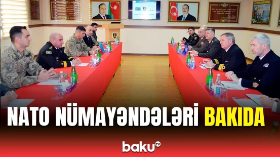 NATO-nun nümayəndə heyəti təhsil müəssisələri və hərbi hissədə oldular