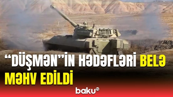 Raket və artilleriya bölmələrinə tapşırıq verildi | MN-dən anbaan görüntülər