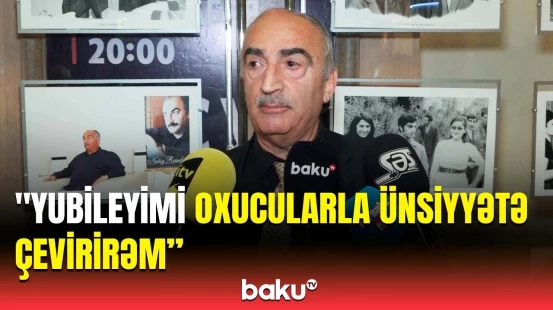 Xalq yazıçısı Natiq Rəsulzadə 75 yaşını qeyd etdi