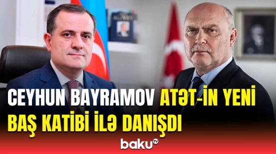 Ceyhun Bayramov və Feridun Hadi Sinirlioğlu telefon danışığı zamanı nələri müzakirə etdi?