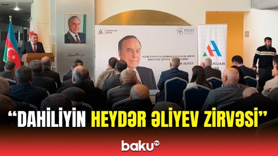 Marneulidə Ulu Öndərin xatirəsinə həsr olunan tədbir keçirilib