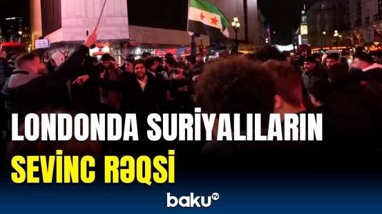 Londonda insanlar Əsədin süqutunu belə qeyd etdilər