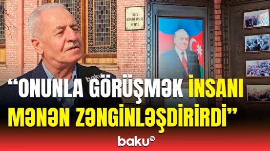 Ulu Öndər Heydər Əliyevlə bağlı xatirələrini bölüşən Ordubad sakini