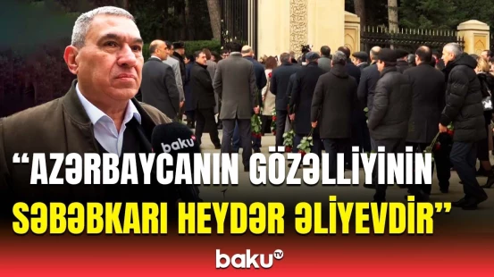 Xalqın yaddaşında əbədi iz qoydu | Rəhman Rəhmanov Ulu Öndərin xatirəsini yad etdi