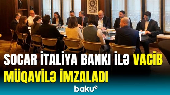SOCAR-ın vitse-prezidenti İtaliyada mühüm görüşlərdə iştirak etdi