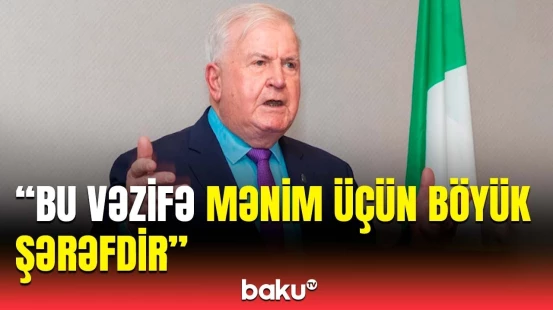 Azərbaycanın Dublindəki ilk fəxri konsulunun təntənəli təqdimat mərasimi keçirilib