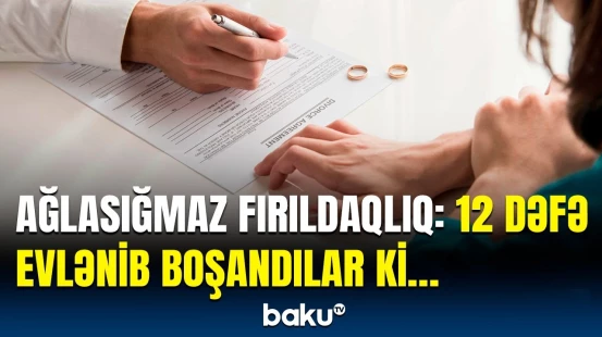 43 ildə düz 12 dəfə evlənib boşanan cütlüyün inanılmaz planı