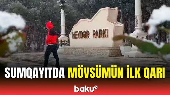 Qarlı-küləkli Sumqayıtdan görüntülər | Son vəziyyət necədir?