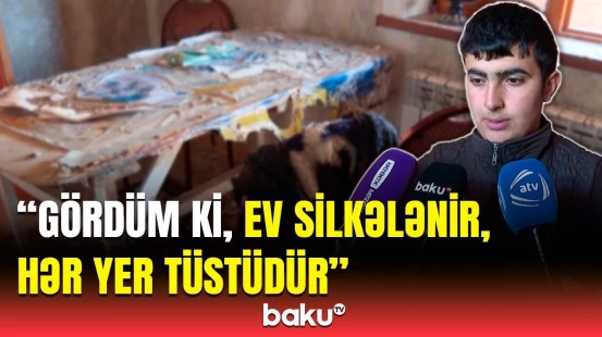 Şəmkirdə evdə güclü partlayış | Ailənin 2 üzvü...