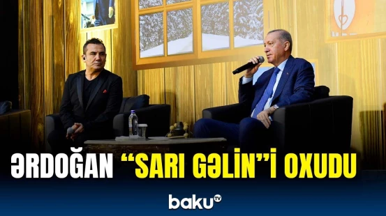 Ərdoğanın "Sarı gəlin" ifası böyük maraqla qarşılandı
