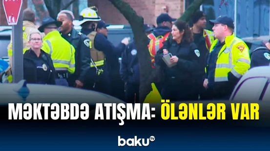 ABŞ-də məktəbdə silahlı insident | Cinayətkar zərərsizləşdirildi