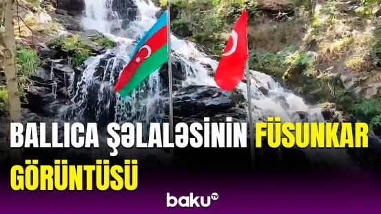 Laçın təbiətindən gözoxşayan mənzərə | Ballıca şəlaləsindən görüntülər