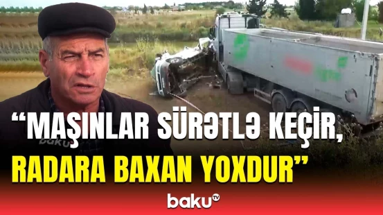 Biləsuvarda ölüm təhlükəsi saçan magistral yol | BDYPİ-dən açıqlama