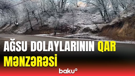 Ağsudan ürək isidən görüntülər | Gözoxşayan qış mənzərəsi