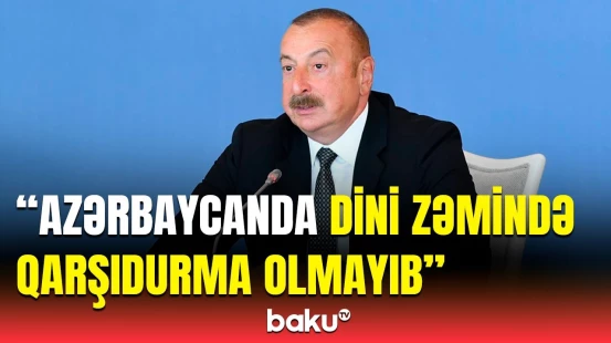 Bu, beynəlxalq sülhə təhdiddir | Prezidentin forum iştirakçılarına müraciəti