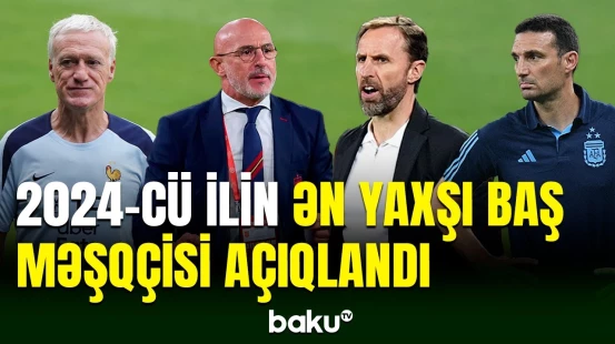 Milli komandalar səviyyəsində ilin ən yaxşı baş məşqçisi məlumdur