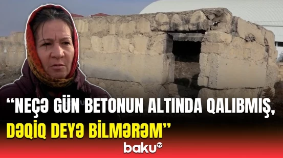 Armatur yığmaq istəyirmiş, bina üstünə çöküb... | Qaradağda ailə faciəsi