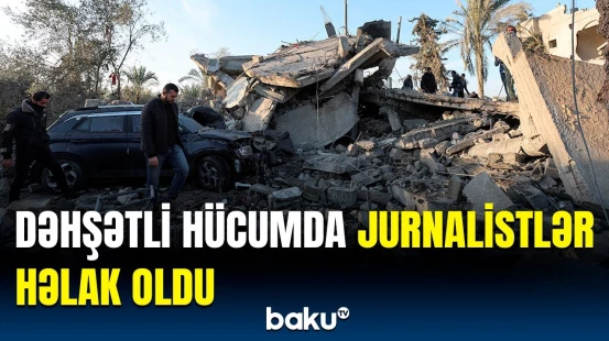 İsrail Ordusu Qəzzanı bombaladı | Qaçqın düşərgəsində qorxulu anlar