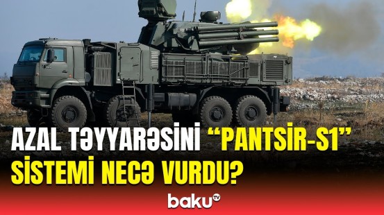 Hərbi ekspert Azərbaycan təyyarəsinin "Pantsir-S1" ilə vurulmasını şərh etdi