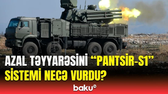 Hərbi ekspert Azərbaycan təyyarəsinin "Pantsir-S1" ilə vurulmasını şərh etdi
