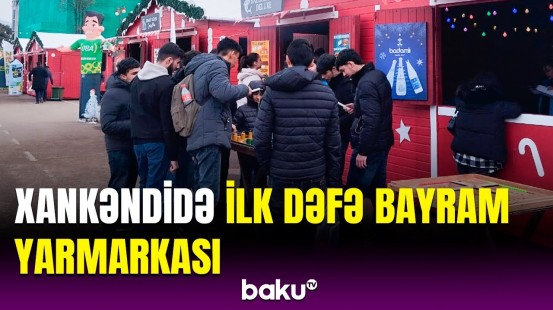 Xankəndidə “Qış nağılı” yarmarkası keçirilir | Sakinlər təəssüratlarını bölüşdü