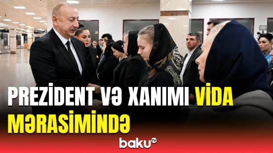 Prezident və Birinci xanım qəzada həlak olanların ailələrinə başsağlığı verdi