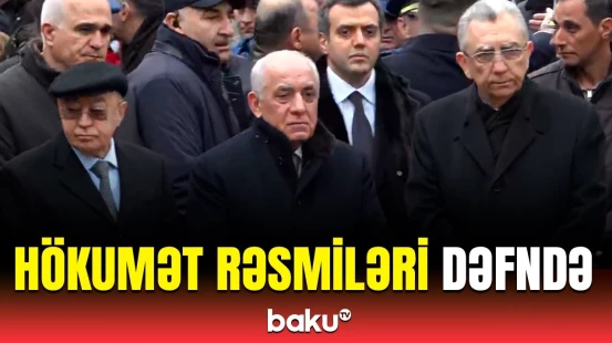 Təyyarə qəzasında həlak olan ekipaj üzvləri torpağa tapşırıldı