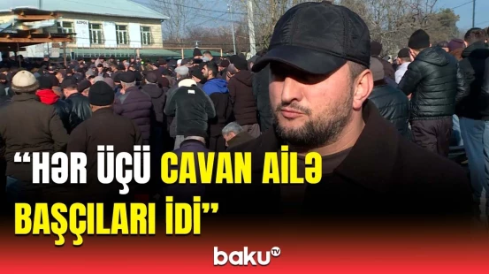 Təyyarə qəzasında həlak olan Zaqatala sakinləri dəfn olundu