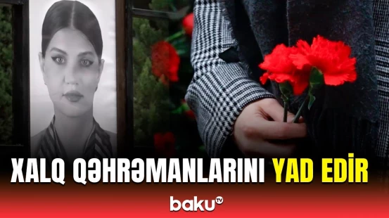 Əhali Milli Qəhrəmanları ziyarət etmək üçün 2-ci Fəxri xiyabana axın edir