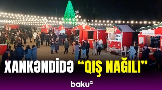 Xankəndidə keçirilən “Qış nağılı” yarmarkasından maraqlı görüntülər
