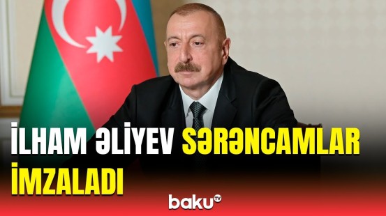 Prezident bu şəxslərə “Şərəf” və “Şöhrət” ordeni verdi