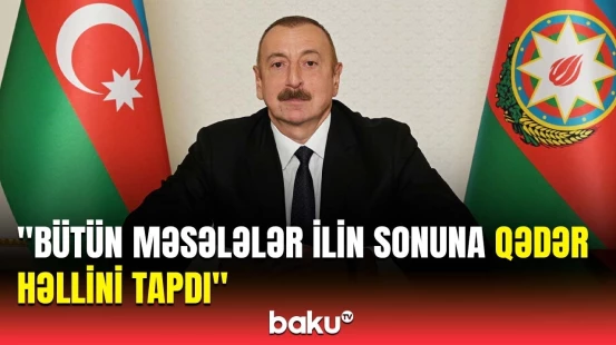 Azərbaycanda sabitlik hökm sürür | Prezident İlham Əliyev