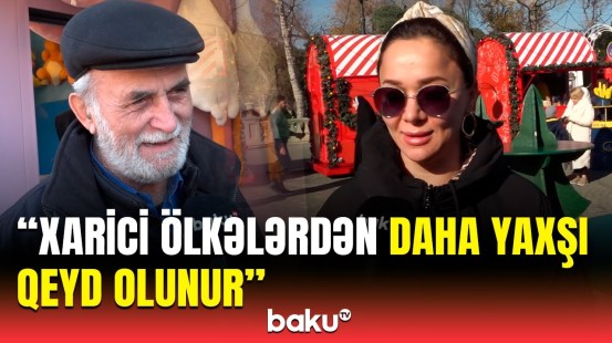 Uşaqlarımız çox əylənir | Sakinlər Dənizkənarı Bulvardakı yarmarkadan danışdı