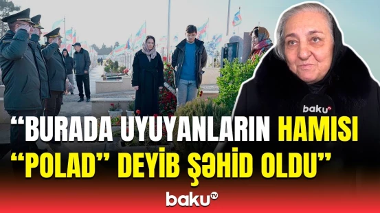 Xalqıma təşəkkür edirəm | Şəhid general Polad Həşimovun anası