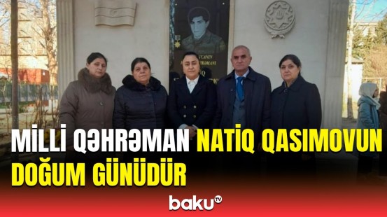 Natiq Qasımova həsr olunan xatirə kompleksinin açılışı | Şəhidin yaxınları təəssüratlarını bölüşdü