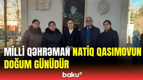 Natiq Qasımova həsr olunan xatirə kompleksinin açılışı | Şəhidin yaxınları təəssüratlarını bölüşdü