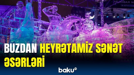 Buz Heykəl Festivalından maraqlı görüntülər | Rusiya