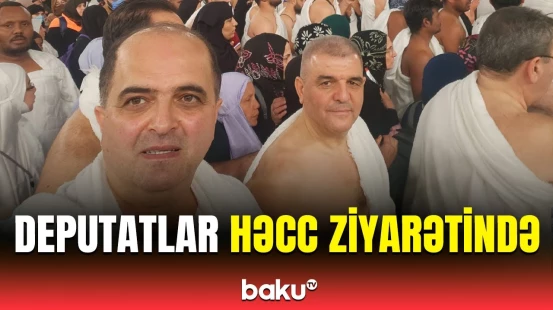 Rəşad Mahmudov və Fazil Mustafa Ümrədə | Deputatların ziyarətindən görüntülər