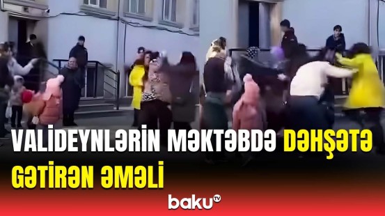 Bakıda valideynlər arasında dava düşdü | İnsident barədə DİN-dən məlumat