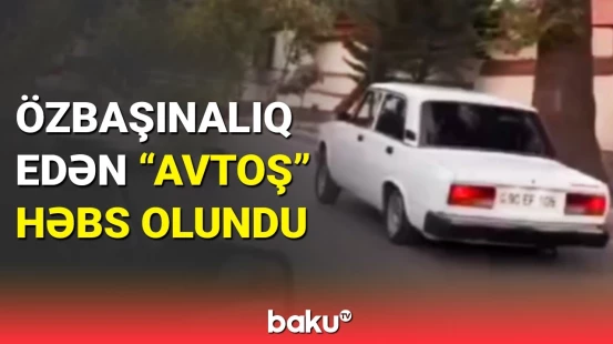 Polisdən qaçmaq istədi, amma... | Həbs edilən sürücü barədə DİN-dən məlumat