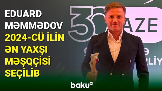 Dəfələrlə dünya və Avropa çempionu Eduard Məmmədov 2024-cü ilin məşqçisi seçilib