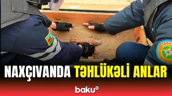 Naxçıvanda silah-sursat aşkarlandı | FHN hadisə yerində