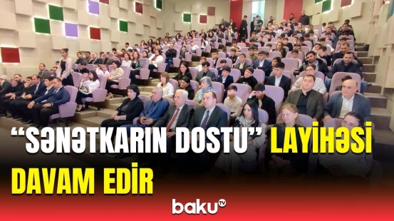 Şamaxı şəhər İncəsənət Təhsili Mərkəzində "Sənətkarın dostu" layihəsi təşkil edildi