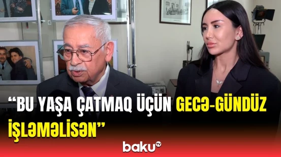 Kinoşünas Aydın Kazımzadənin 85 illiyi münasibətilə yubiley gecəsi keçirilib