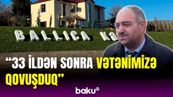 Xocalının Ballıca kəndinə növbəti köç | Sakinlər doğma yurdda