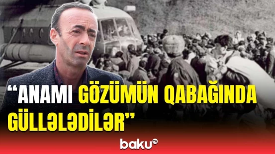 Bəziləri heç paltarını... | Hərbi cinayətlərdə təqsirləndirilən ermənilərin məhkəməsindəki şahid